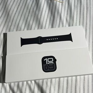 NEW Apple Watch series 10 46mm jet black SB M/L GPS